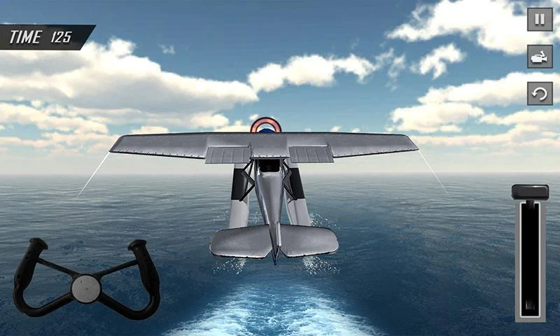 Plane Flight Pilot Plane games - Gameplay image of android game