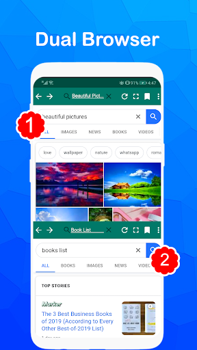 Fast Dual Browser: Secure Private Browser - Image screenshot of android app