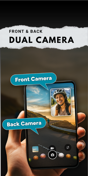 Dual Camera Front & Back - عکس برنامه موبایلی اندروید
