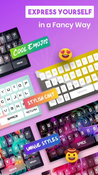 Fonts app keyboard - عکس برنامه موبایلی اندروید