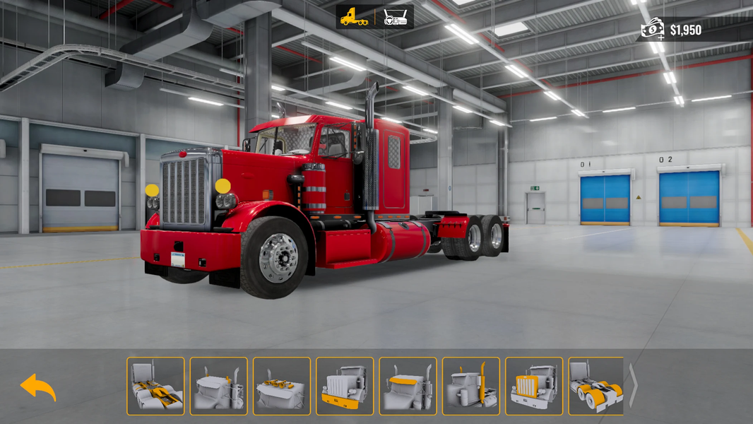Truck Simulator Big Rigs - Gameplay image of android game