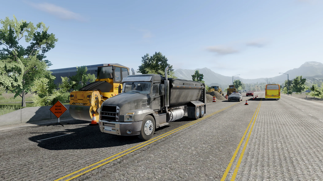 Truck Simulator Big Rigs - Gameplay image of android game