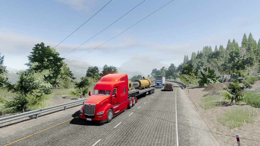 Truck Simulator Big Rigs - Gameplay image of android game