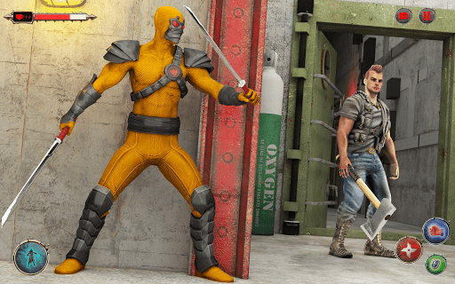 Dual Sword Superhero Pool Game - Gameplay image of android game