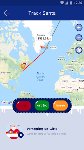 Santa Tracker - Track Santa - Image screenshot of android app