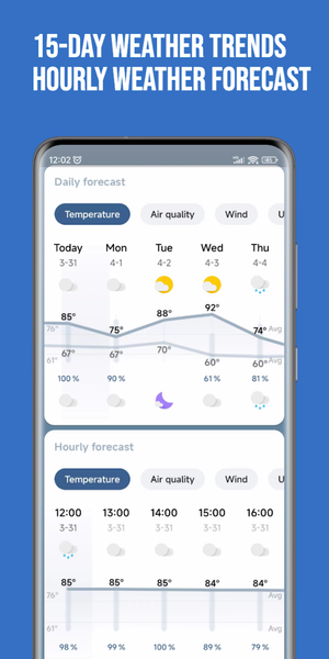 MyWeather - Real-time Forecast - عکس برنامه موبایلی اندروید