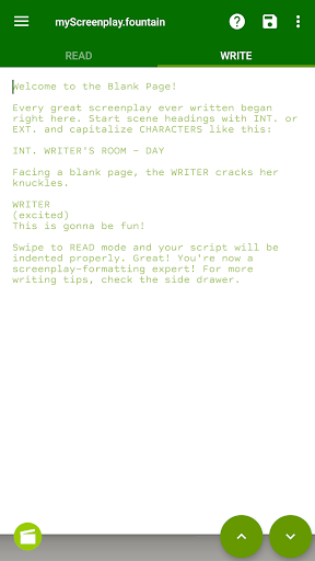 DubScript Screenplay Writer - عکس برنامه موبایلی اندروید