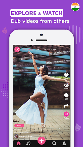 Dubshoot - Made in India short video app - عکس برنامه موبایلی اندروید
