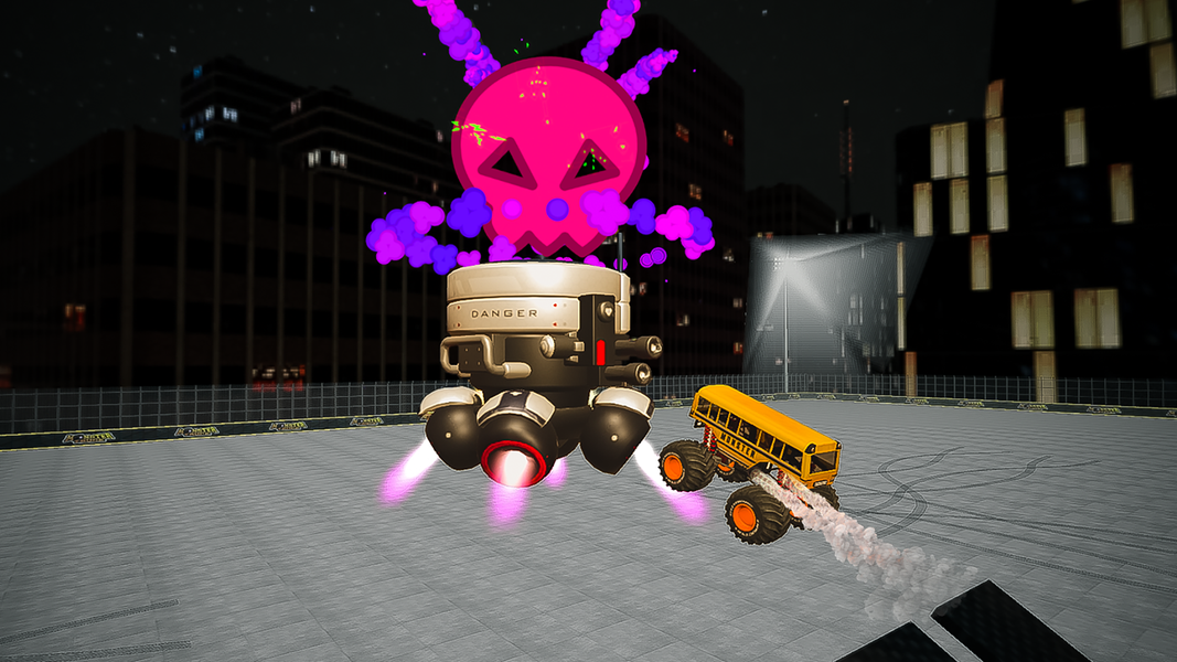 Monster Truck Destruction Game - Gameplay image of android game