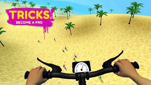 Riding Extreme 3D – دوچرخه‌ سواری سه بعدی - Gameplay image of android game