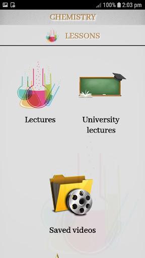 Chemistry - Lectures - Image screenshot of android app