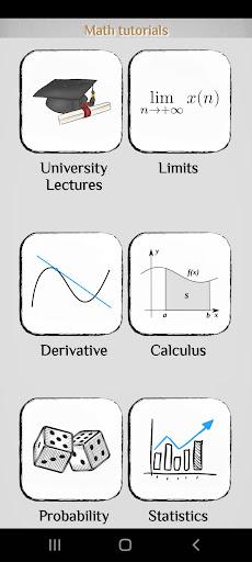 Math Tutorials - عکس برنامه موبایلی اندروید