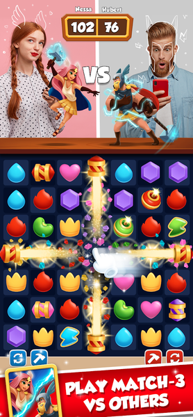 Match League - Match 3 PvP - Image screenshot of android app