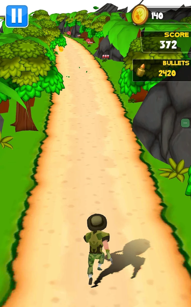 Wild Run: Safari Shooter - Gameplay image of android game