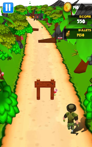 Wild Run: Safari Shooter - Gameplay image of android game