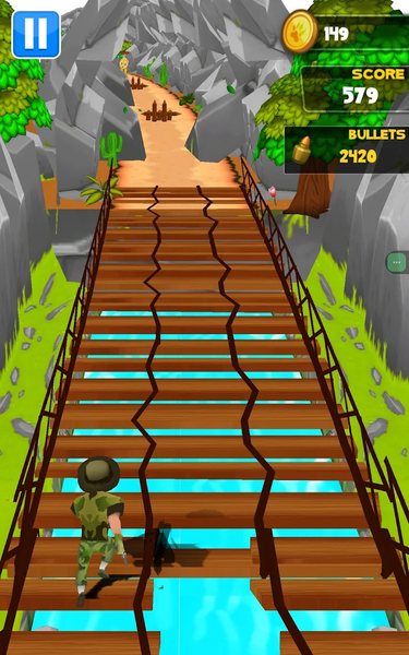 Wild Run: Safari Shooter - Gameplay image of android game