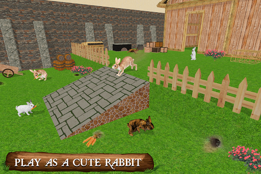Ultimate Rabbit Simulator Game - Gameplay image of android game
