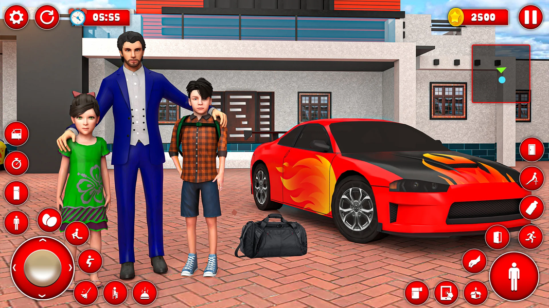 Virtual Single Dad Simulator - عکس بازی موبایلی اندروید