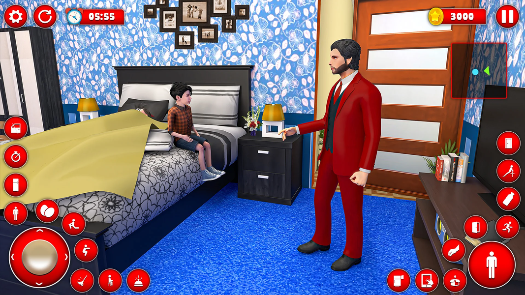 Virtual Single Dad Simulator - Gameplay image of android game