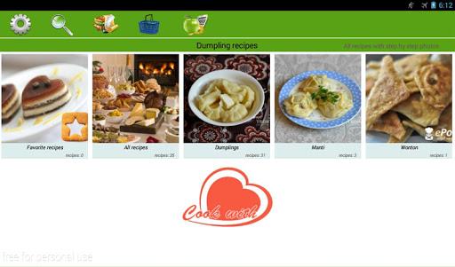 Dumpling recipes - عکس برنامه موبایلی اندروید