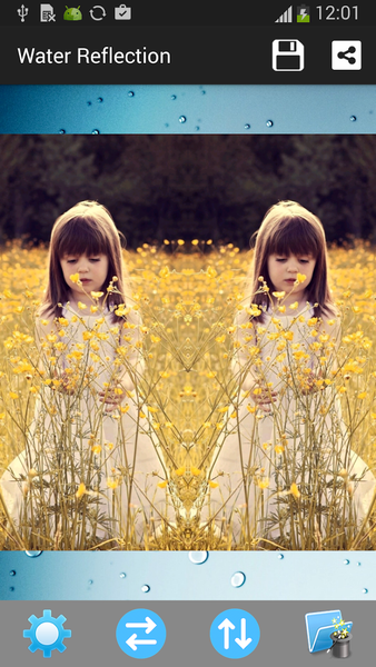 Water Reflection Mirror Image - Image screenshot of android app