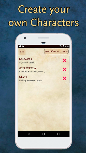 5e Character Sheet - عکس برنامه موبایلی اندروید