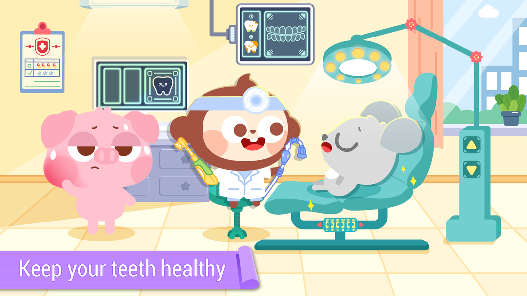 Dentist Games：DuDu Doctor RPG - Gameplay image of android game