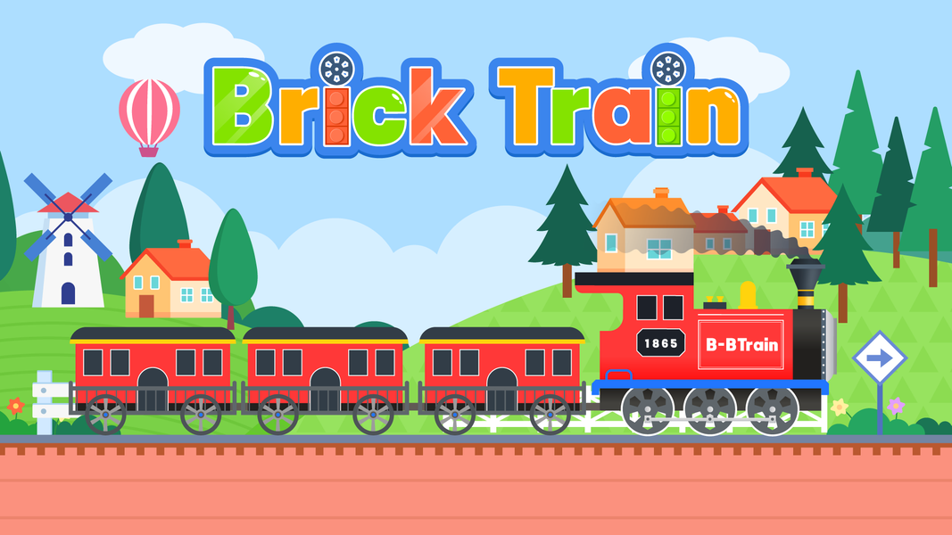 Brick Train：Building Blocks - عکس بازی موبایلی اندروید