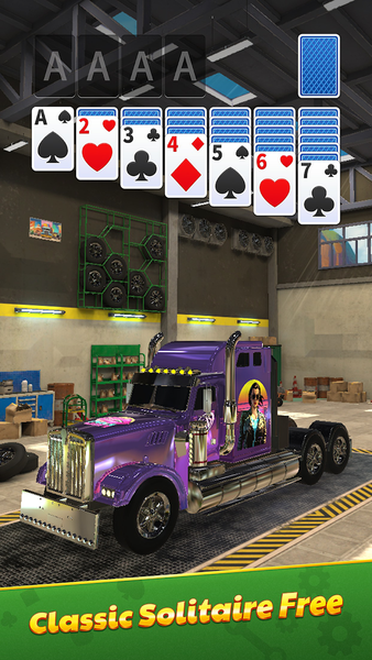 Solitaire Truck - عکس بازی موبایلی اندروید