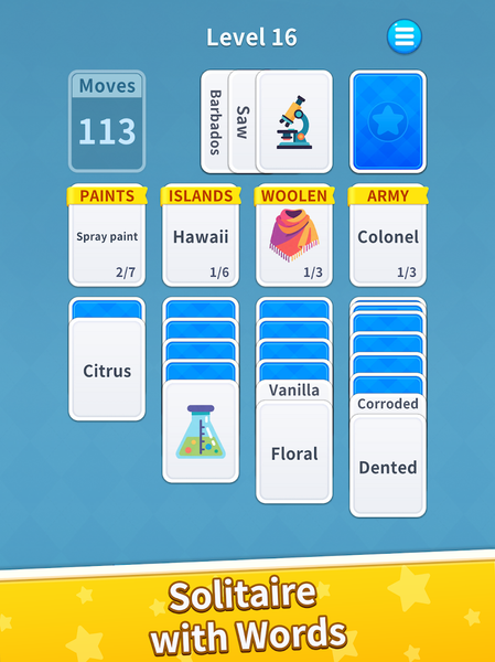 Solitaire Word: Sort - عکس بازی موبایلی اندروید
