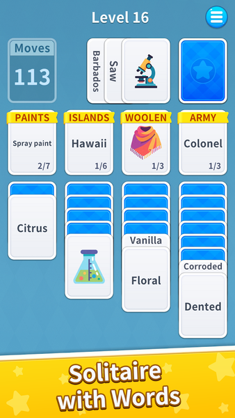 Solitaire Word: Sort - عکس بازی موبایلی اندروید