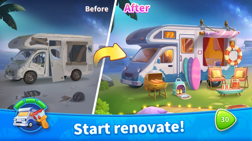 Solitaire TriPeaks: Mechanic - عکس بازی موبایلی اندروید