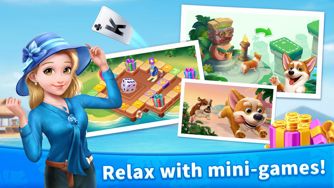 Solitaire TriPeaks: Mechanic - عکس بازی موبایلی اندروید