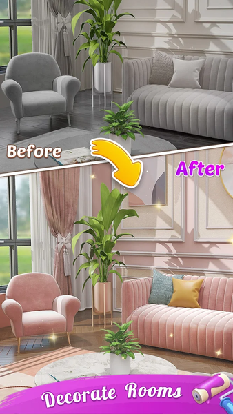 Solitaire Zen:Home Design - عکس بازی موبایلی اندروید