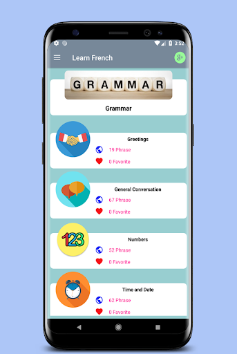 French Grammar - Learn French Offline - Image screenshot of android app