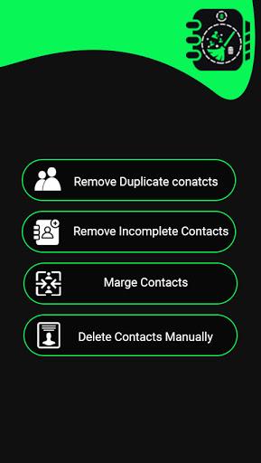 Duplicate contact remover and - Image screenshot of android app