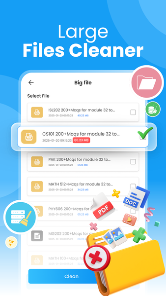 Cleanup Space: Storage Cleaner - عکس برنامه موبایلی اندروید