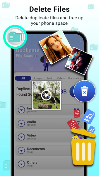 Duplicate File Scanner App - عکس برنامه موبایلی اندروید