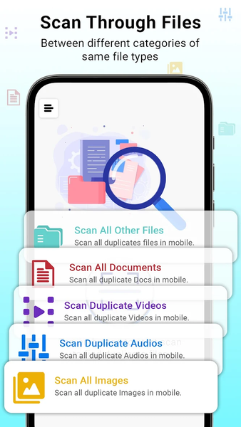 Duplicate File Scanner App - عکس برنامه موبایلی اندروید