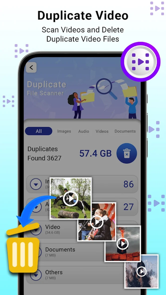 Duplicate File Scanner App - عکس برنامه موبایلی اندروید