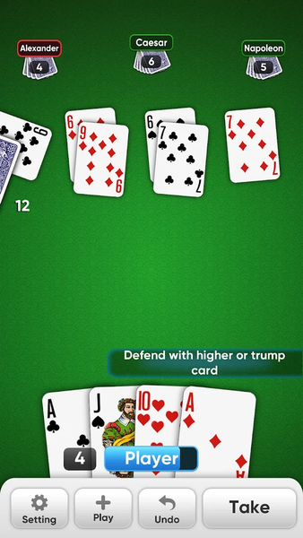 Durak - Classic Card Games - Gameplay image of android game