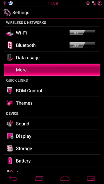 CM10 CM11: Cotton Candy Cobalt - Image screenshot of android app