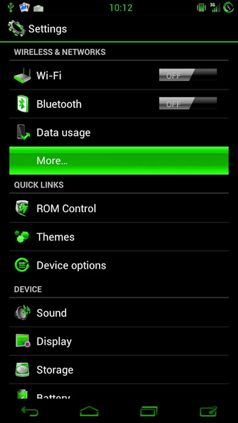 CM9 CM10 CM11 : Kiwi Cobalt - Image screenshot of android app