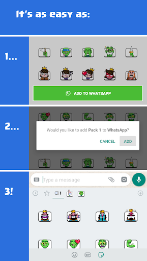 CR Emotes - Stickers for WhatsApp - عکس برنامه موبایلی اندروید
