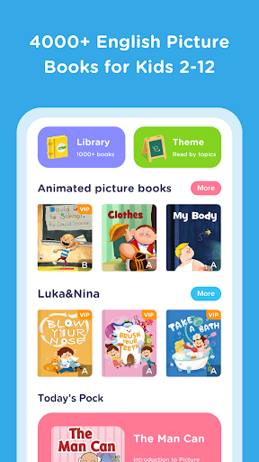 PalFish English - Picture Book - Image screenshot of android app