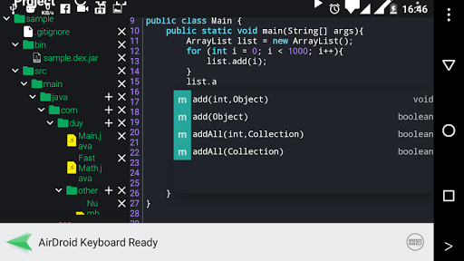 Java N-IDE - Android Builder - Java SE Compiler - Image screenshot of android app