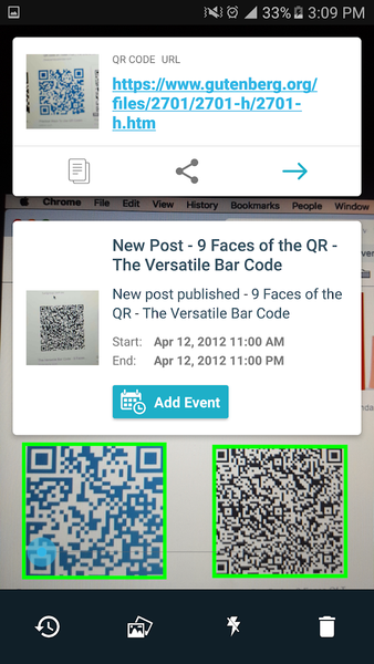 QR & Barcode Reader Free - عکس برنامه موبایلی اندروید