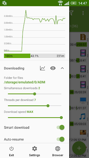 Advanced Download Manager (مود) - عکس برنامه موبایلی اندروید