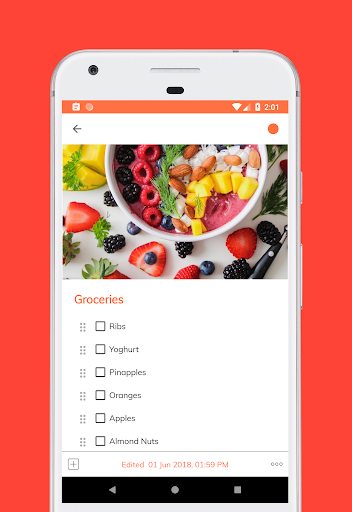 D Notes - notes and lists - Image screenshot of android app