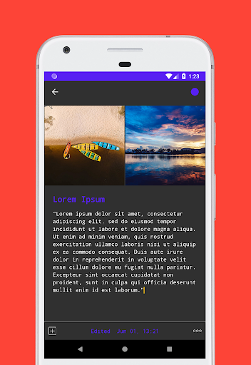 D Notes - notes and lists - Image screenshot of android app